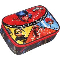Estojo Tecido BOX Miraculous MAX Luxo Estojo Tecido BOX Miraculous MAX Luxo