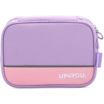 Estojo Tecido UP4YOU 1 Zíper Roxo - Luxcel Estojo Tecido UP4YOU 1 Zíper Roxo - Luxcel