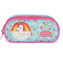 Estojo tecido up4you unicornio gd 2ziperes v - LUXCEL Estojo tecido up4you unicornio gd 2ziperes v - LUXCEL