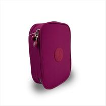 Estojo Tegaote 1 divisória box crinkle pink GT01-136 Estojo Tegaote 1 divisória box crinkle pink GT01-136