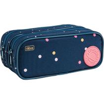 Estojo Tilibra Academie Duplo G Dots