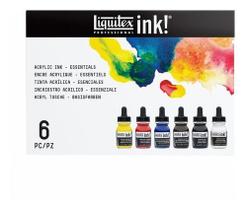Estojo Tinta Acrílica Líquida Liquitex 30ml 06 Cores Básicas Estojo Tinta Acrílica Líquida Liquitex 30ml 06 Cores Básicas