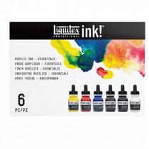 Estojo Tinta Acrílica Líquida Liquitex 30ml 06 Cores Básicas Estojo Tinta Acrílica Líquida Liquitex 30ml 06 Cores Básicas