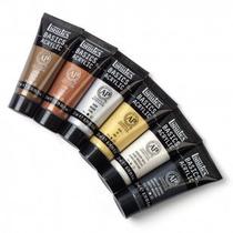 Estojo Tinta Acrílica Liquitex Basics 22ml 06 Cores Metálicas Estojo Tinta Acrílica Liquitex Basics 22ml 06 Cores Metálicas