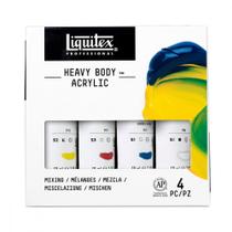 Estojo Tinta Acrílica Liquitex Heavy Body 59ml 04 Cores