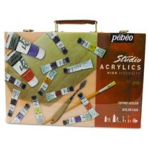 Estojo Tinta Acrílica Pébéo Starter Case - 834662