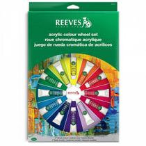 Estojo Tinta Acrílica Reeves Wheel Set 18 Peças