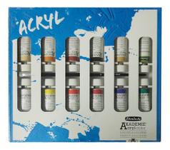 Estojo Tinta Acrílica Schmincke Akademie 11 Cores Estojo Tinta Acrílica Schmincke Akademie 11 Cores