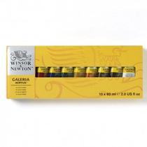 Estojo Tinta Galeria Winsor & Newton 60ml 10 Unidades