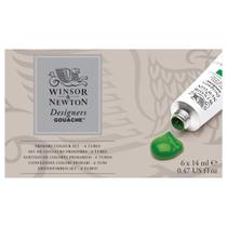 Estojo Tinta Guache Designers Winsor & Newton 14ml C/ 6 Cores Estojo Tinta Guache Designers Winsor & Newton 14ml C/ 6 Cores