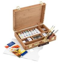 Estojo Tinta Óleo Artist Profissional Bisnagas Caixa Madeira Winsor & Newton - 1290018 Estojo Tinta Óleo Artist Profissional Bisnagas Caixa Madeira Winsor & Newton - 1290018