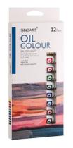 Estojo Tinta Óleo Sinoart 12 Cores Tubo 12ml