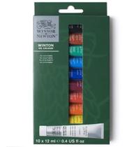 Estojo Tinta Óleo Winton Winsor & Newton 12ml 10 Tubos