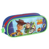 Estojo Toy Story Escolar Menino Disney Verde Licenciado