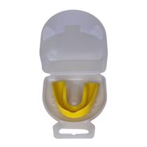 Estojo Transparente e Protetor Bucal Simples Moldável P/ Muay Thai, Boxe