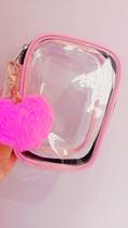 Estojo transparente fizz sem abba com chaveiro