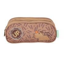 Estojo Triplo Capivara Marrom UP4YOU ET49653UP Lançamento 2026