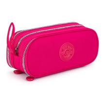 Estojo Triplo de Lápis Grande Com Alça Escola Trabalho