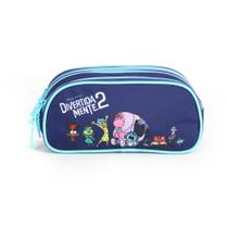 Estojo Triplo Divertida Mente 2 Roxo ET47760DM Lançamento 2025 Luxcel