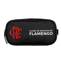 Estojo Triplo Flamengo Escolar Infantil Oficial Rubro Negro Cor:Preto Estojo Triplo Flamengo Escolar Infantil Oficial Rubro Negro Cor:Preto