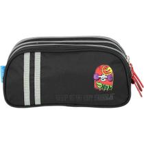 Estojo Triplo HOT Wheels Preto Estojo Triplo HOT Wheels Preto