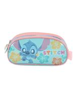 Estojo Triplo Infantil Médio Ohana Stitch Disney
