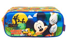 Estojo Triplo Infantil Mickey Mouse 3D Y Xeryus