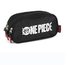 Estojo Triplo Juvenil ONE PIECE Preto Luxcel ET49806OP Estojo Triplo Juvenil ONE PIECE Preto Luxcel ET49806OP