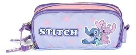 Estojo Triplo Juvenil Original Stitch Atoalhado Estojo Triplo Juvenil Original Stitch Atoalhado