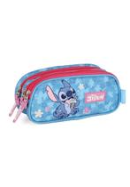 Estojo Triplo Médio Juvenil Stitch e Angel Disney