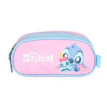 Estojo Triplo Stitch Rosa ET50045SC Luxcel Lançamento 2026