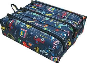 Estojo Triplo Tecido Carrinho Masculino