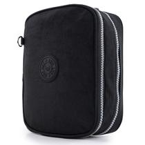 Estojo Unissex Grande Box Escolar Com Divisória Liso Simples Estojo Unissex Grande Box Escolar Com Divisória Liso Simples