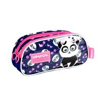 Estojo Up4You Duplo Panda Azul com 2 Compartimentos Estojo Up4You Duplo Panda Azul com 2 Compartimentos