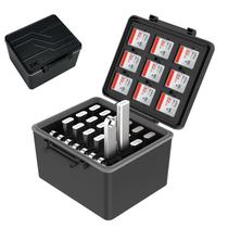 Estojo USB e cartão SD para 18 Flash 8 Mini Driver, 9 SD e 18 TF