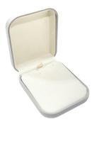 Estojo Veludo Cinza Retangular Brinco-Colar -Conjunto Estojo Veludo Cinza Retangular Brinco-Colar -Conjunto