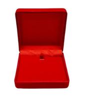 Estojo Veludo Colar Pingente P/Joias Vermelho Estojo Veludo Colar Pingente P/Joias Vermelho