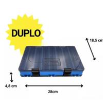 Estojo Yara - Duplo Colorido - Azul