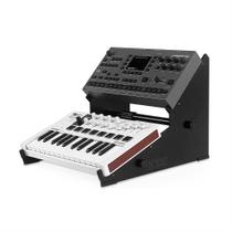 Estojos analógicos XTS de 2 camadas com suporte de mesa para amostrador/sintetizador/MIDI