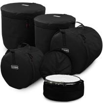 Estojos de Bateria Sojourner - Conjunto com 5 Peças para Kits Padrão Estojos de Bateria Sojourner - Conjunto com 5 Peças para Kits Padrão