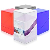 Estojos para baralho Homthy Acrylic Storage, pacote com 4, mais de 400 cartas