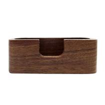 Estojos para cartões de visita titular de cartão de visita de madeira profissional porta-cartões de mesa