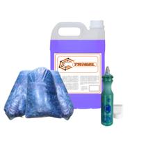 Estopa Azul 2Kg. Marcador Industrial & Limpa Baú 5 Litros Estopa Azul 2Kg. Marcador Industrial & Limpa Baú 5 Litros