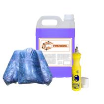 Estopa Azul 2Kg. Marcador Industrial & Limpa Baú 5 Litros