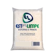 Estopa Branca 100% Algodão 400g Estopa Branca 100% Algodão 400g