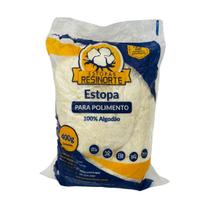 Estopa Branca Extra P/ Uso Geral Resinorte 400g 100% Algodão