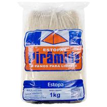 Estopa Branca Uso Geral 1KG Pirâmides