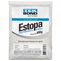 Estopa Crua Para Polimento E Limpeza Tekbond 400G Estopa Crua Para Polimento E Limpeza Tekbond 400G