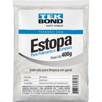 Estopa Crua Para Polimento E Limpeza Tekbond 400G Estopa Crua Para Polimento E Limpeza Tekbond 400G
