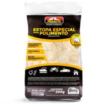 Estopa Especial para Polimento 100% Algodão Branca Proauto 200gr Estopa Especial para Polimento 100% Algodão Branca Proauto 200gr